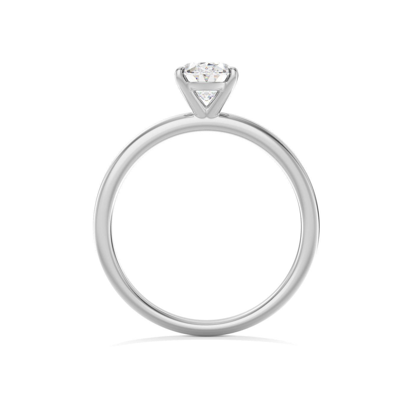 Lab Grown Diamond Solitaire Engagement Ring - Stanton