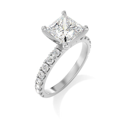 Princess Cut Lab Grown Diamond Engagement Ring - Kimberley
