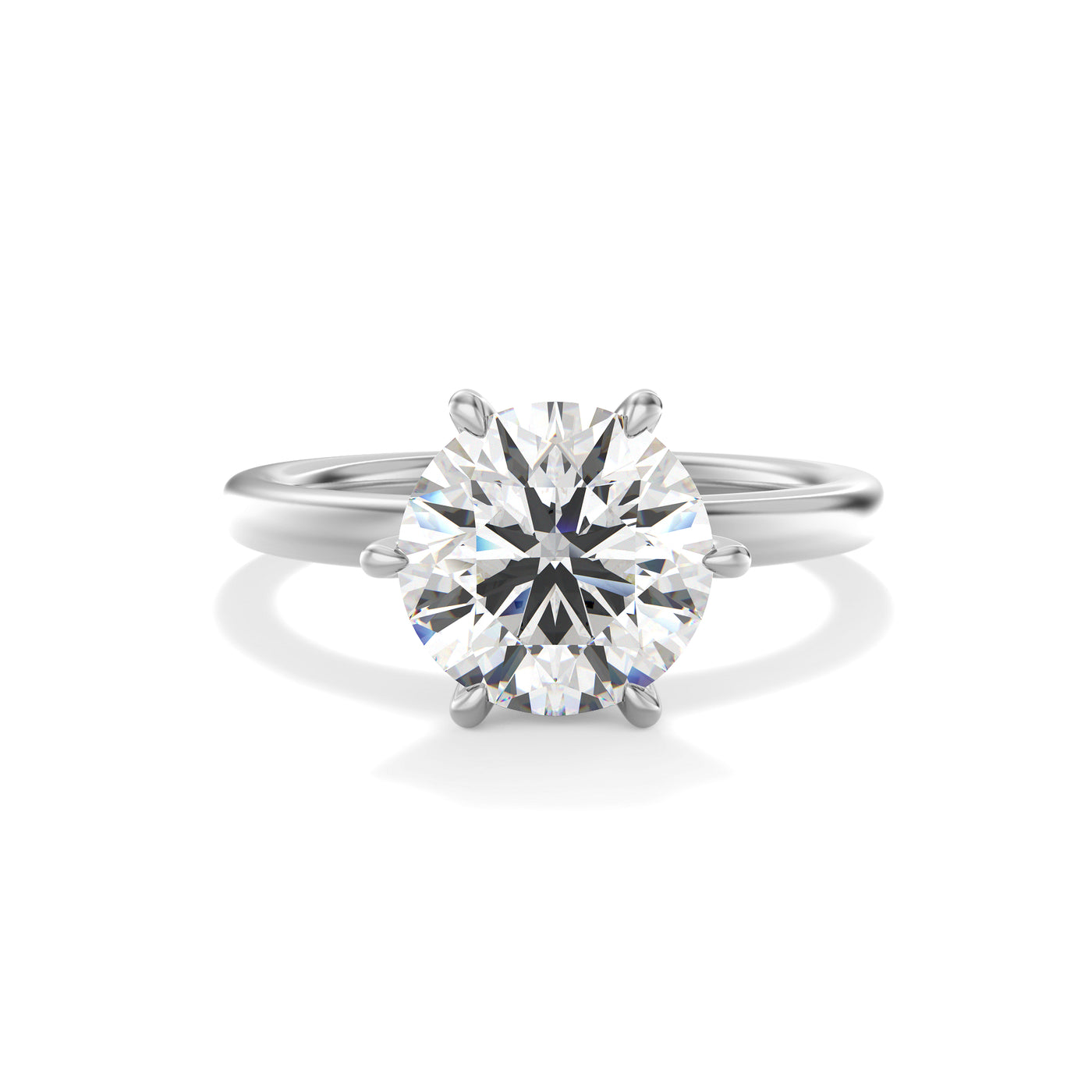 Lab Grown Diamond Solitaire Engagement Ring - Stanton