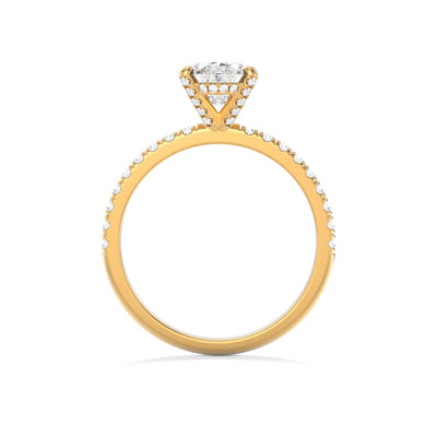 Oval Lab Grown Diamond Engagement Ring - Aurora