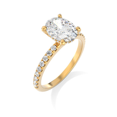 Lab Grown Diamond Engagement Ring - Aurora