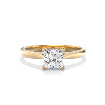 Princess Cut Lab Grown Diamond Engagement Ring - Victoria