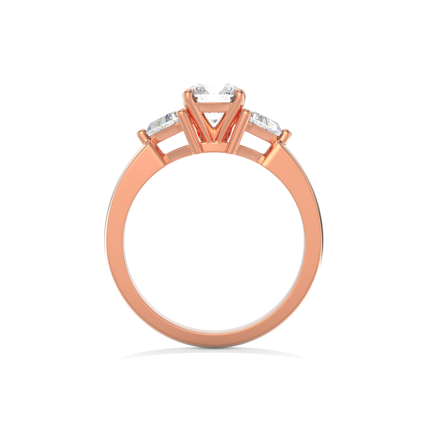 Round Lab Grown Diamond Engagement Ring - Charlotte