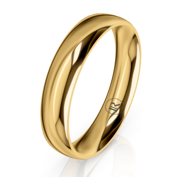 Infinity Gold wedding ring AB