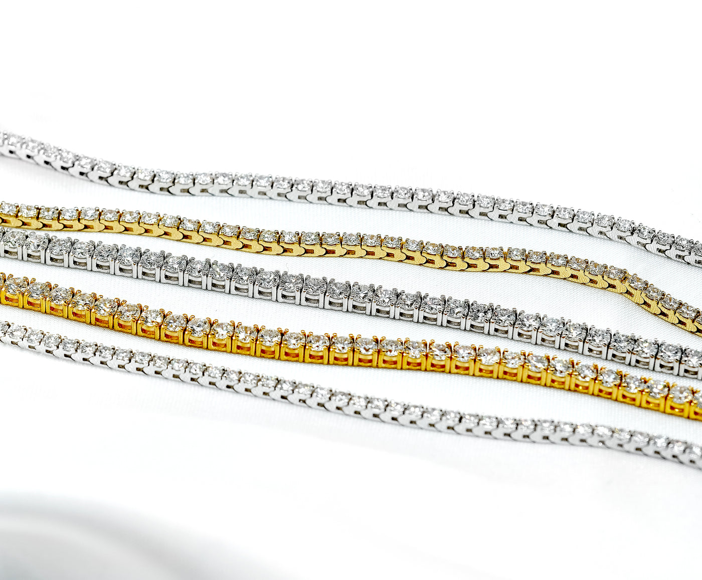 18K Yellow Gold Tennis Bracelet with Lab Grown Diamonds