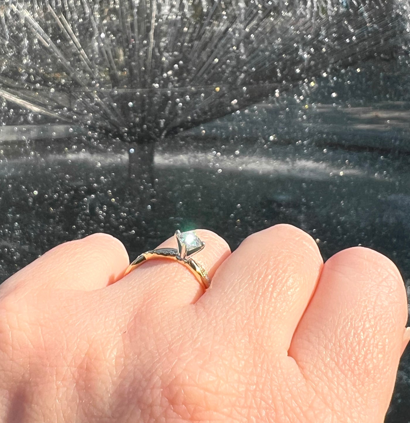 Twist Lab Grown Diamond Engagement Ring