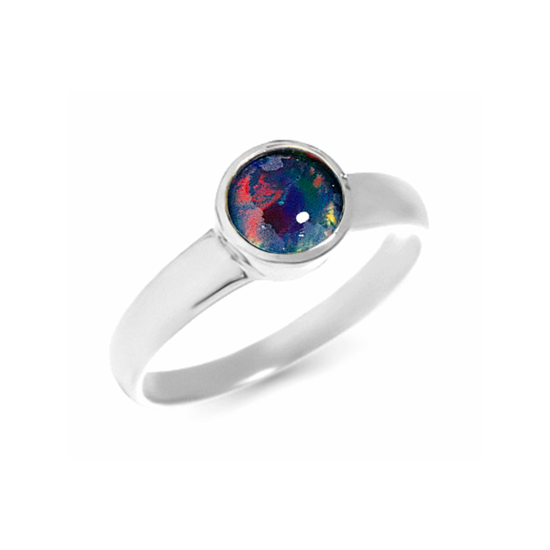 Sterling Silver Triplet Opal Ring – ARNOLD CO JEWELLERS