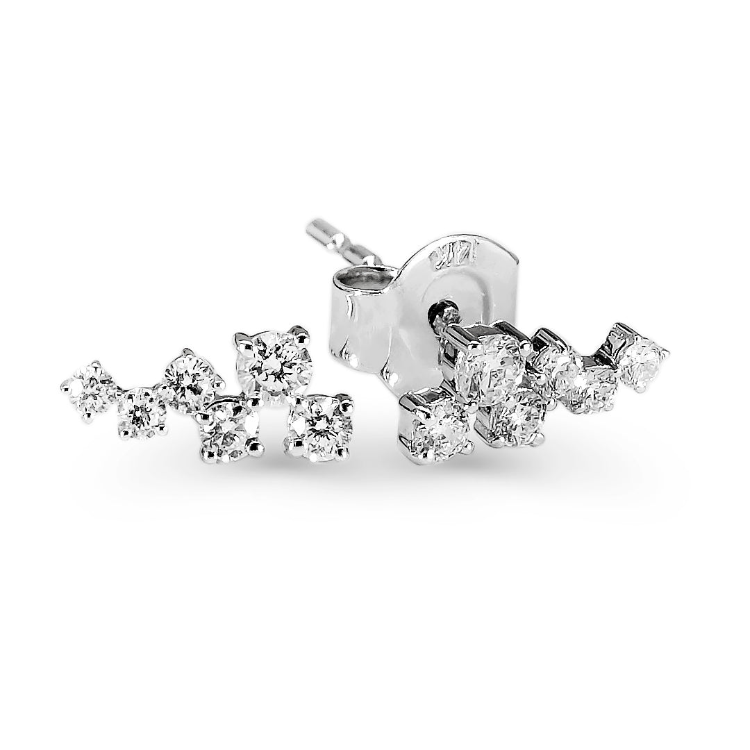 Diamond Snowdrift Earrings