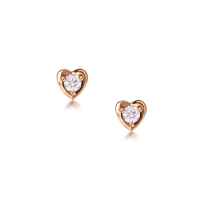 Pink Diamond Blush Yuriko Earrings
