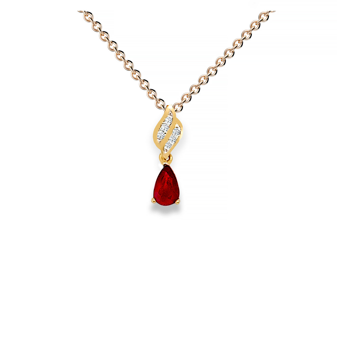 Ruby Flame Pendant