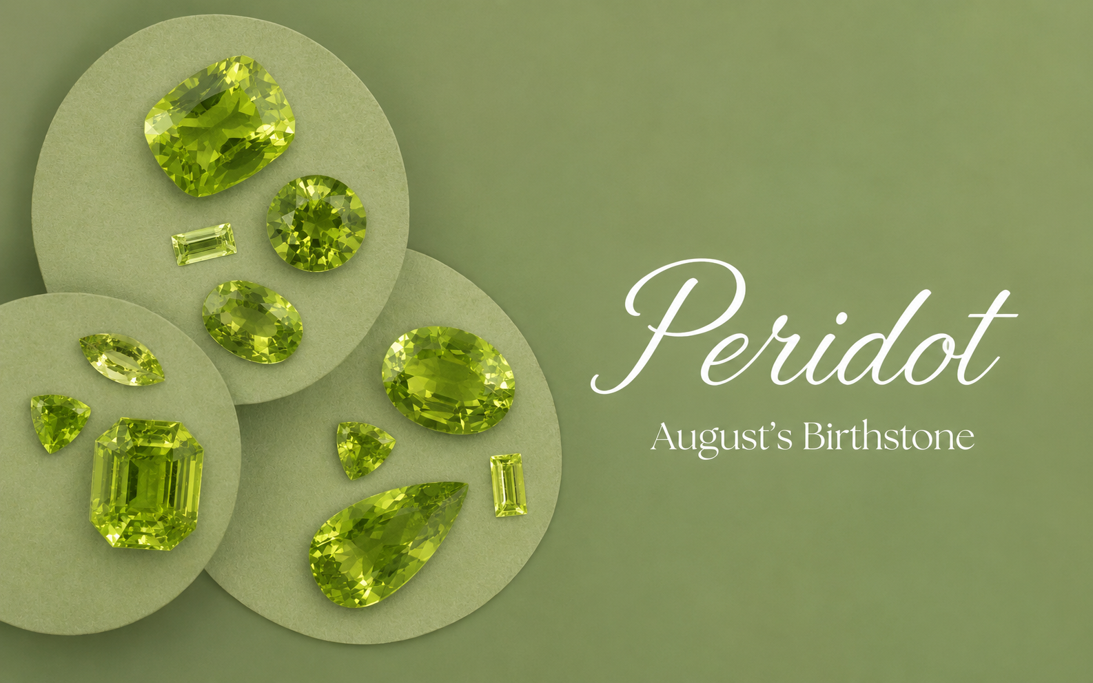 august birthstone peridot