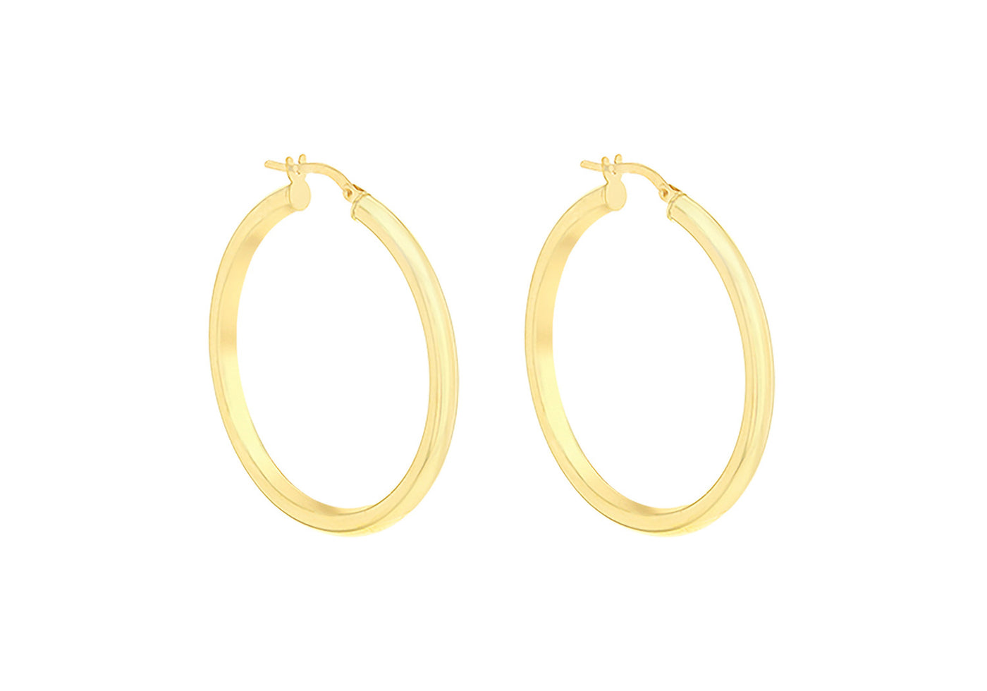 9K Gold Large Hoops,  35mm | Pre-Order