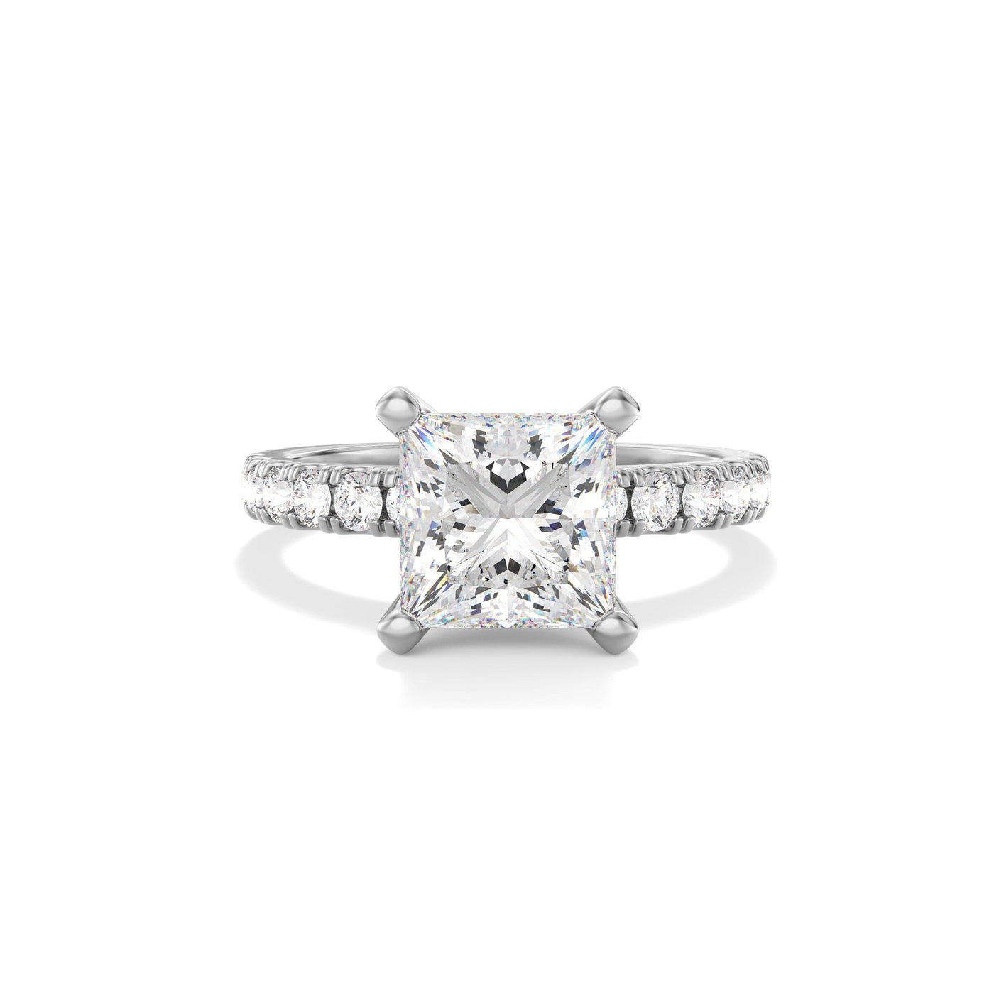 Princess Cut Lab Grown Diamond Engagement Ring - Kimberley