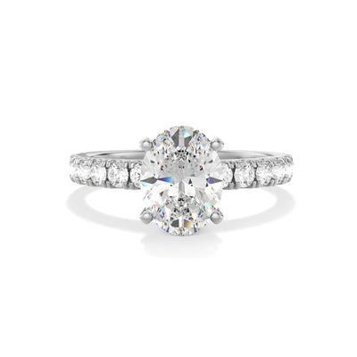 Oval Lab Grown Diamond Engagement Ring - Kimberley