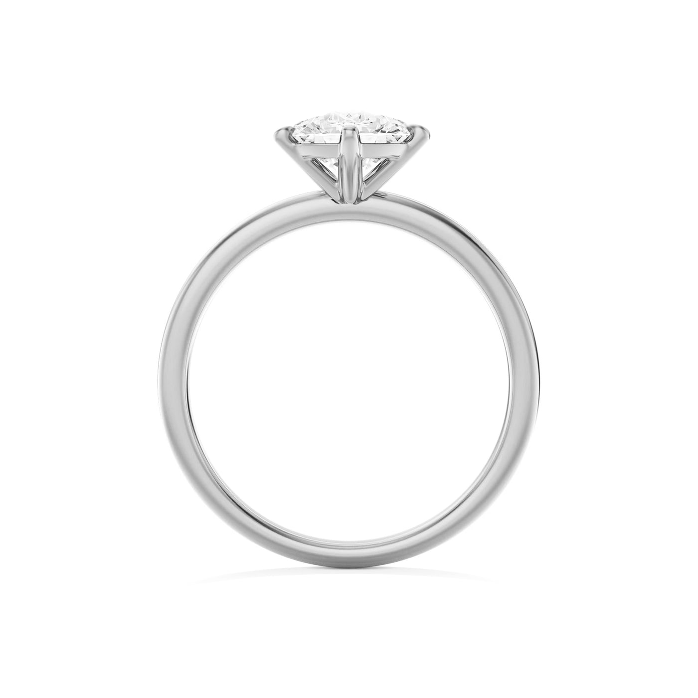 The Aria Ring - 6-Claw Marquise Solitaire - Lab Grown Diamond