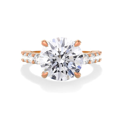 The Josephine Ring - Hidden Halo Round Lab Grown Diamond