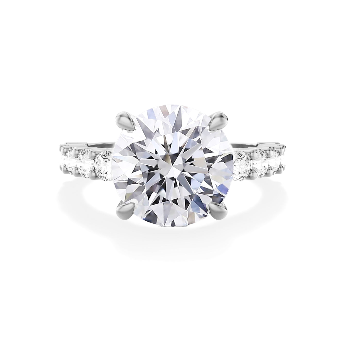 The Josephine Ring - Hidden Halo Round Lab Grown Diamond