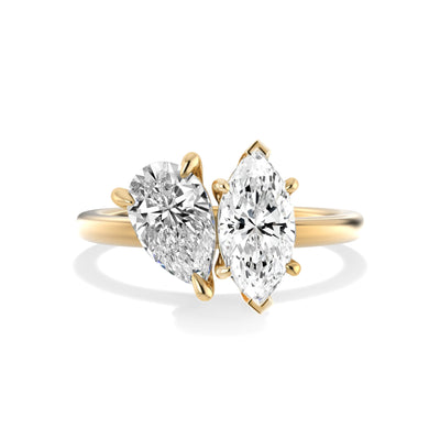 Two Stone Engagement Ring  | Toi et Moi style