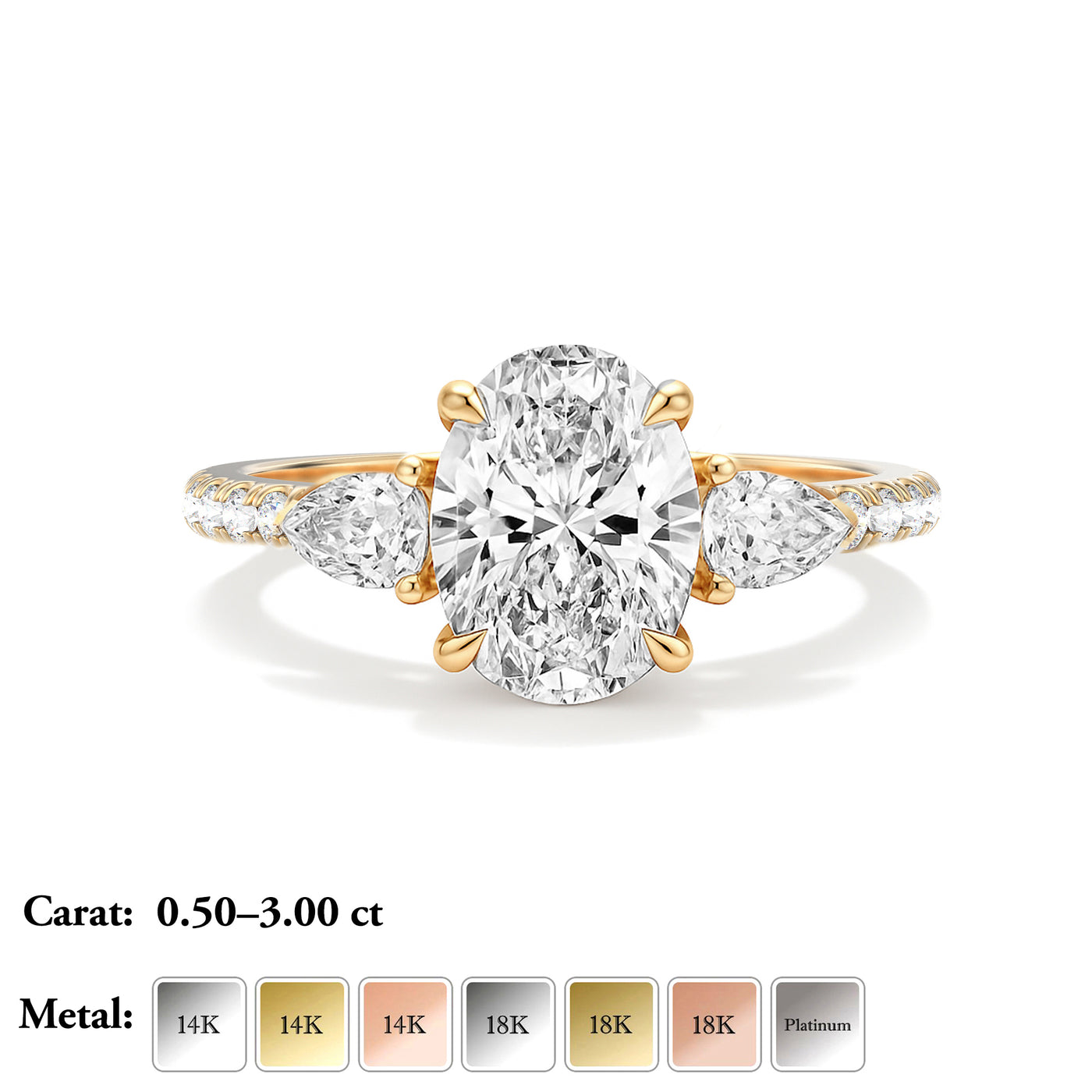 The Anastasia Ring - Lab Grown Diamond Trilogy