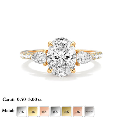 The Anastasia Ring - Lab Grown Diamond Trilogy