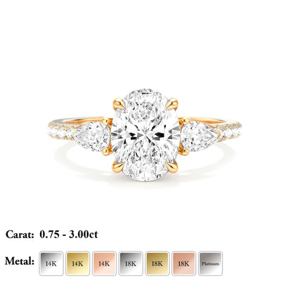 The Anastasia Ring - Lab Grown Diamond Trilogy