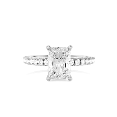 Radiant cut Lab Grown Diamond Engagement Ring - Florence