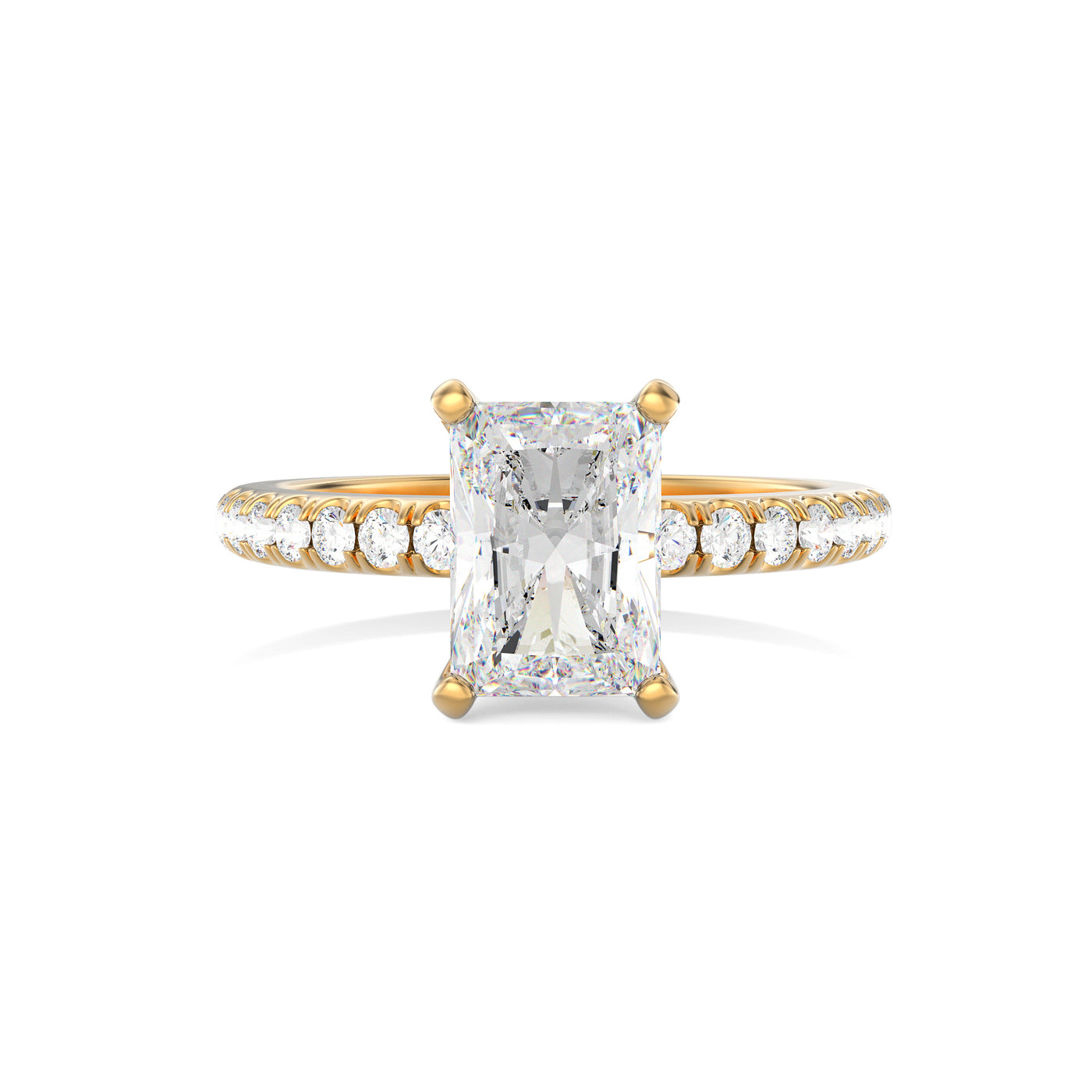 Radiant cut Lab Grown Diamond Engagement Ring - Florence