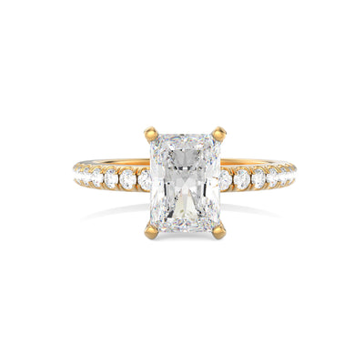 Radiant cut Lab Grown Diamond Engagement Ring - Florence