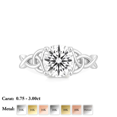 The Helena Ring - Celtic Love Knot