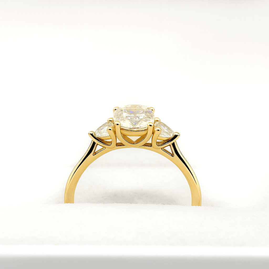 The Alexandra Ring - Pear Lab Grown Diamond Trilogy