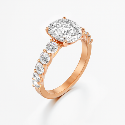 The Paris Ring - Large Diamond Pave Band