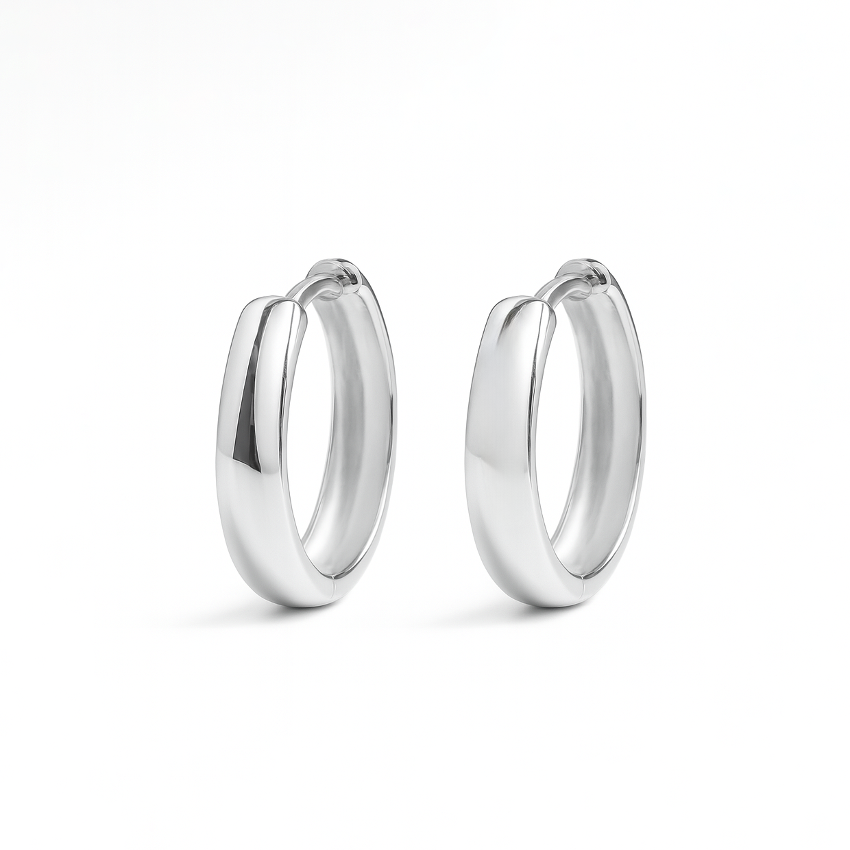 Sterling Silver Huggie Earrings