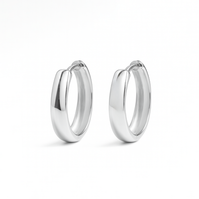 Sterling Silver Huggie Earrings