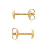 9K Yellow Gold 4mm Heart Stud Earrings