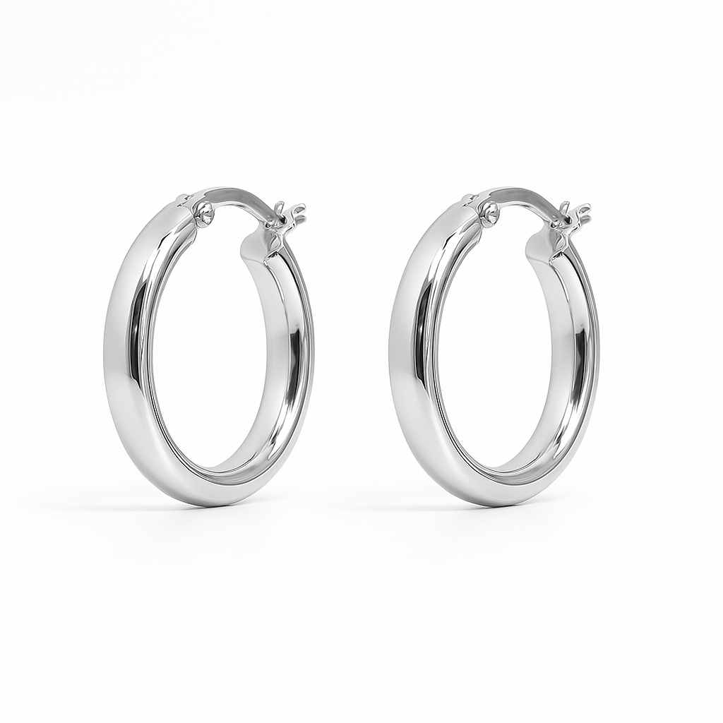 Sterling Silver Hoop Earrings