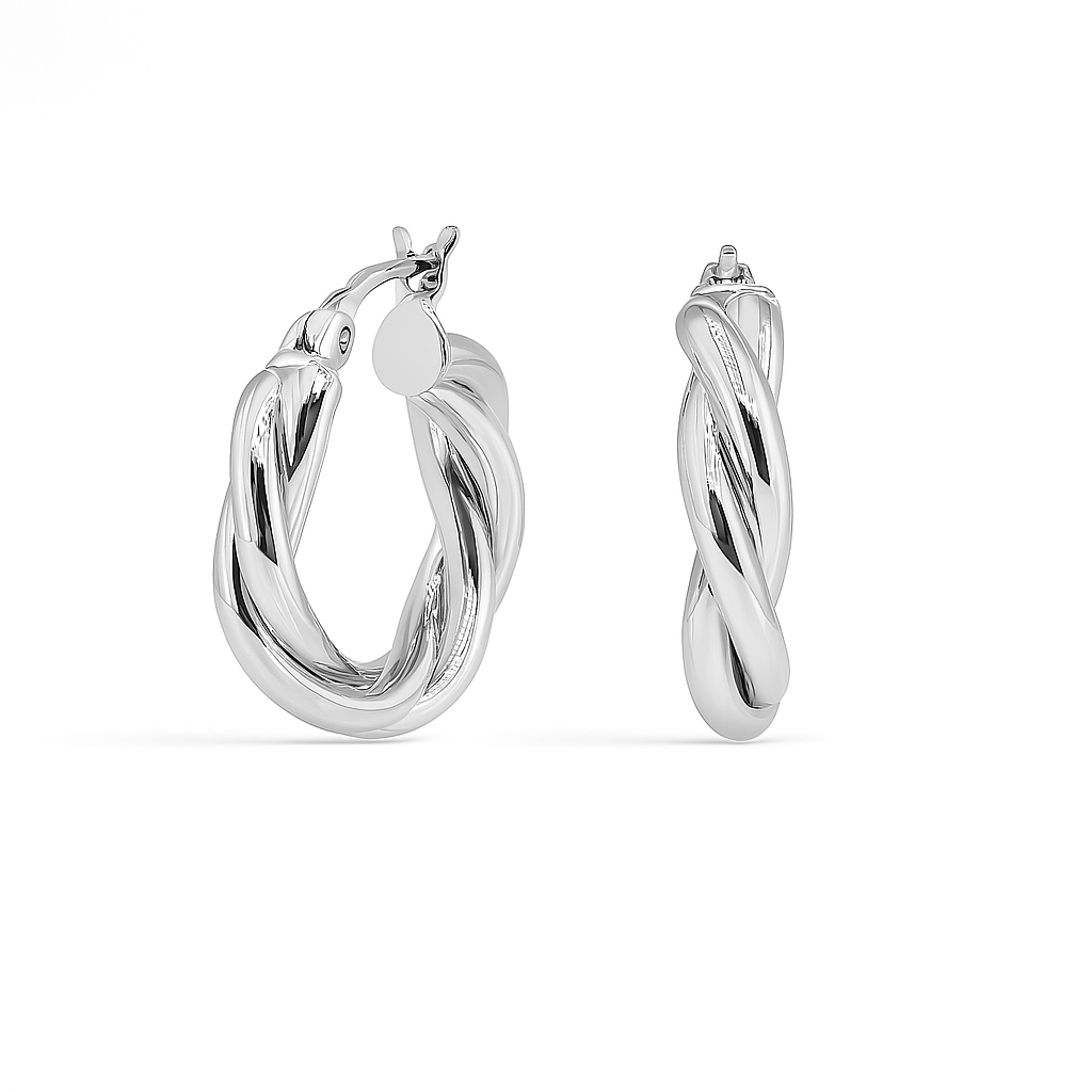 Sterling Silver Hoop Earrings
