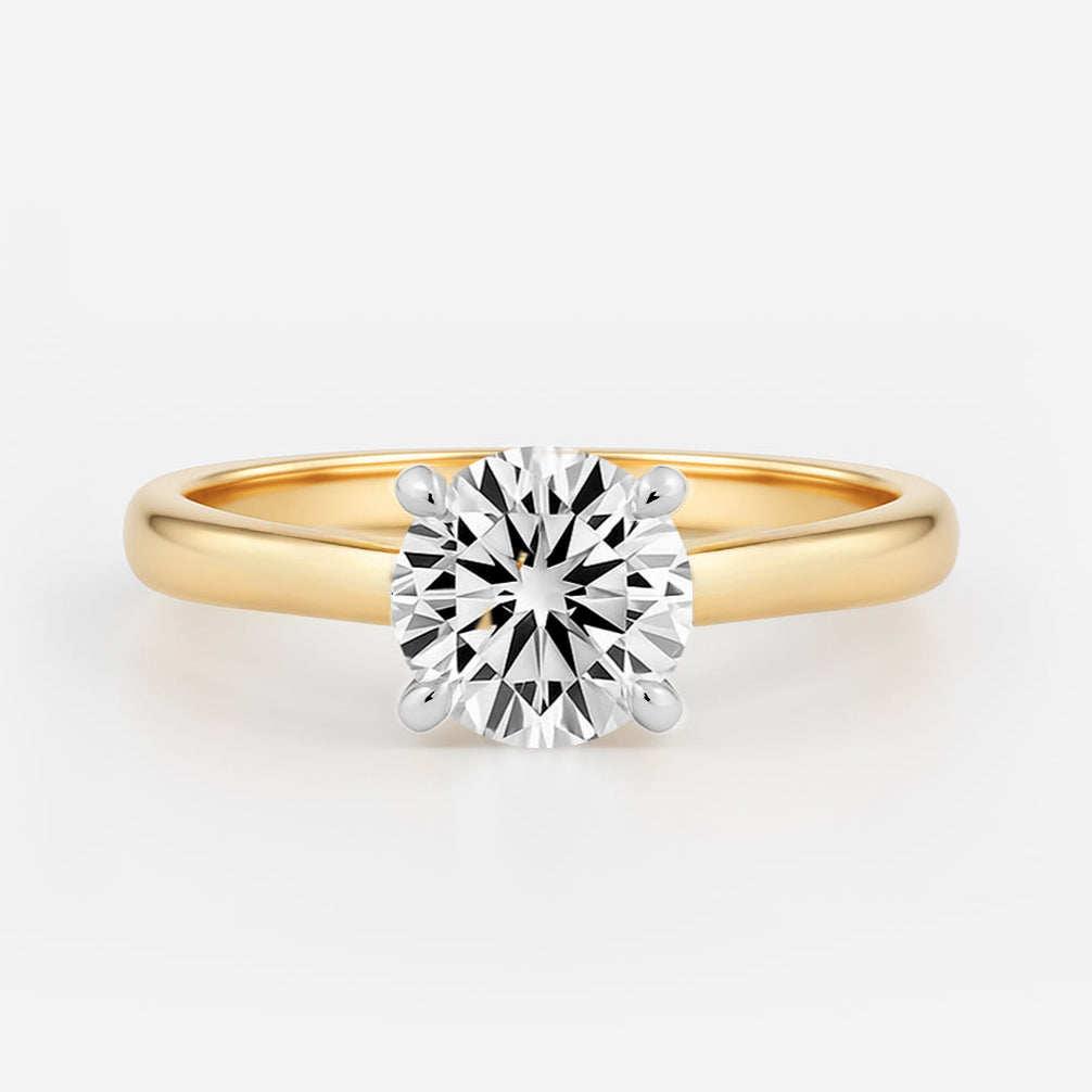 The Zara Ring – Cathedral Set Solitaire with Four-Claw Setting