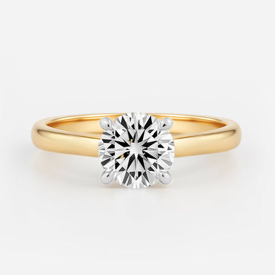 The Zara Ring – Cathedral Set Solitaire with Four-Claw Setting