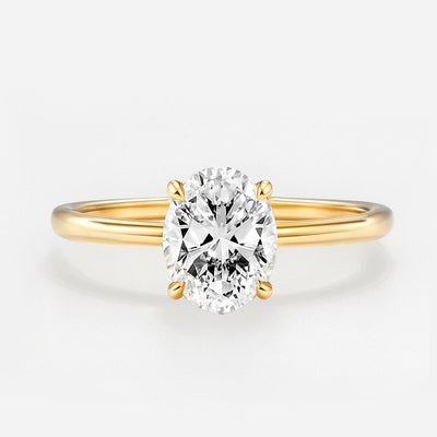 The Venice Ring - Low Set Round Solitaire