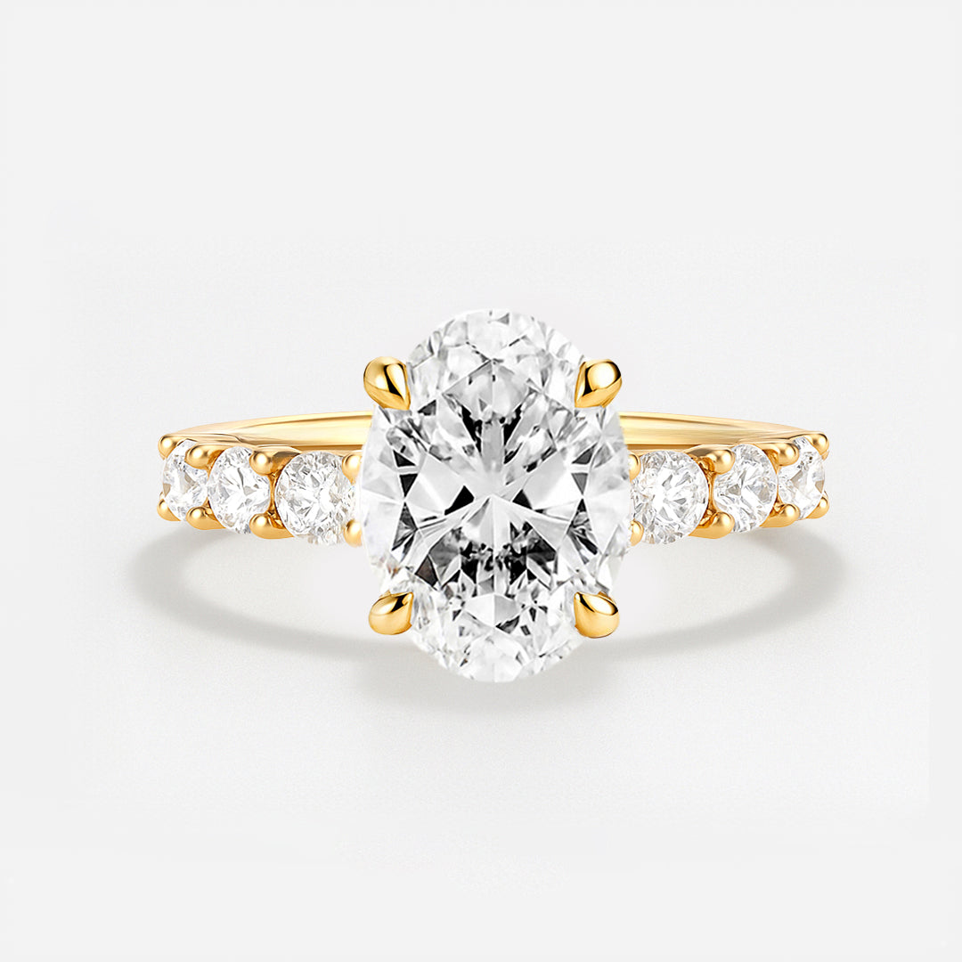 The Paris Ring - Large Diamond Pave Band