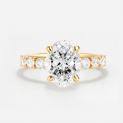 The Paris Ring - Large Diamond Pave Band