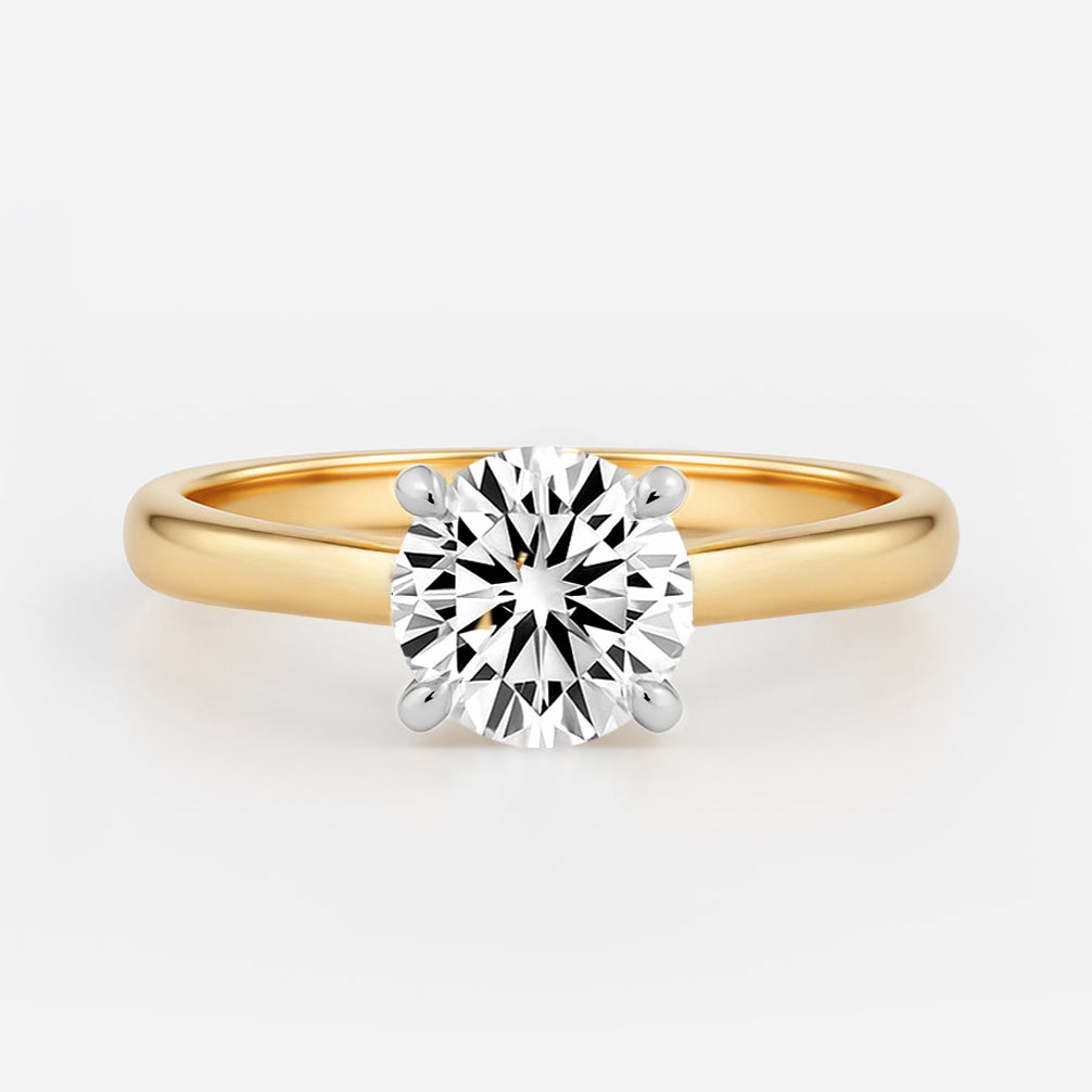 The Zara Ring – Cathedral Set Solitaire with Four-Claw Setting