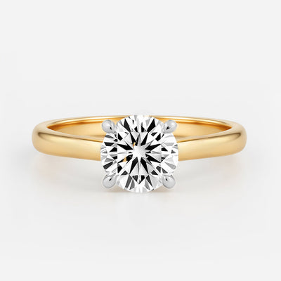 The Zara Ring – Cathedral Set Solitaire with Four-Claw Setting