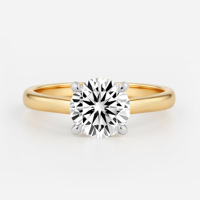 The Zara Ring – Cathedral Set Solitaire with Four-Claw Setting