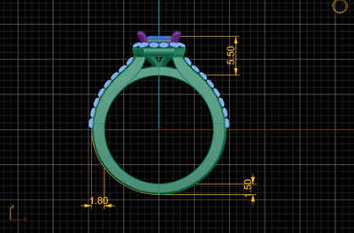 Emerald Lab Grown Diamond Halo Engagement Ring - Louise