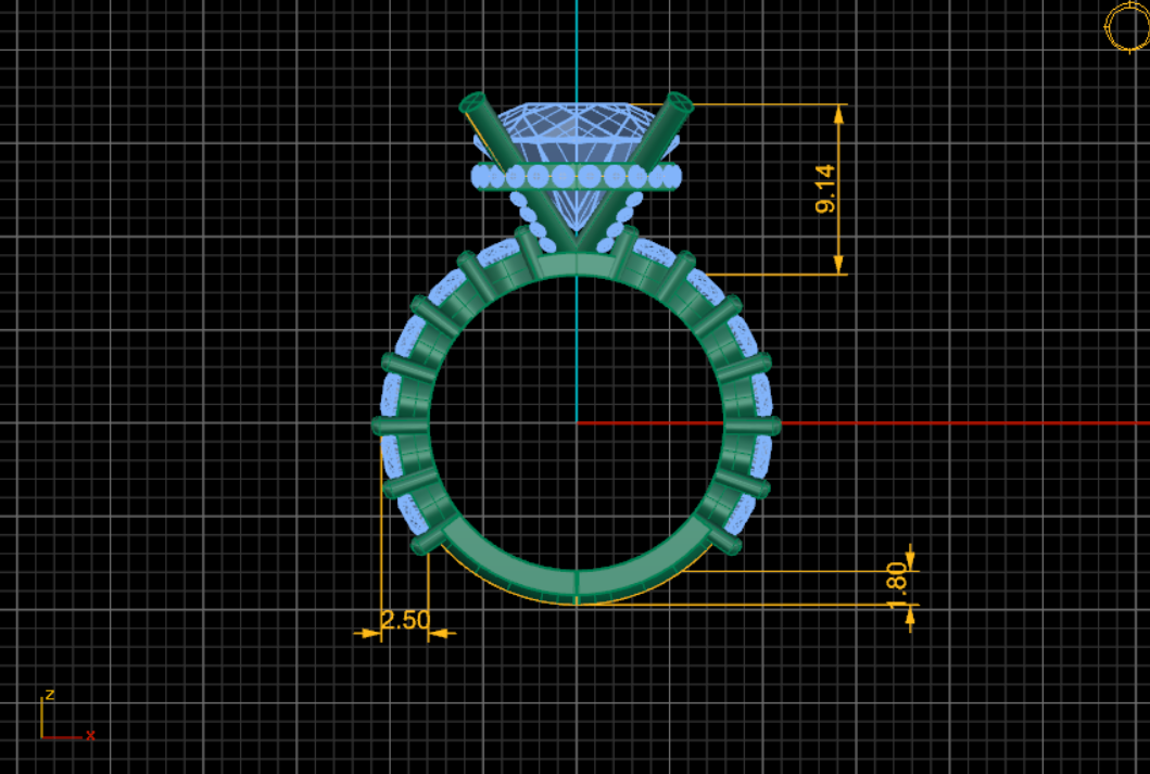 The Josephine Ring - Hidden Halo Round Lab Grown Diamond