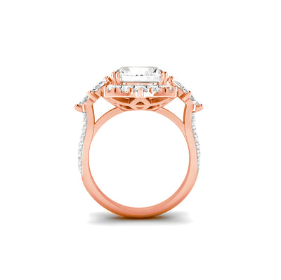 Oval Lab Grown Diamond Engagement Ring - Valentina