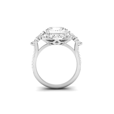 Oval Lab Grown Diamond Engagement Ring - Valentina