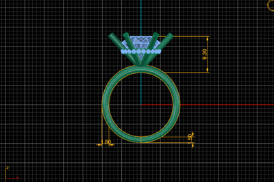The Phoebe Ring - Hidden Halo 6-Claw Round Solitaire - Lab Grown Diamond