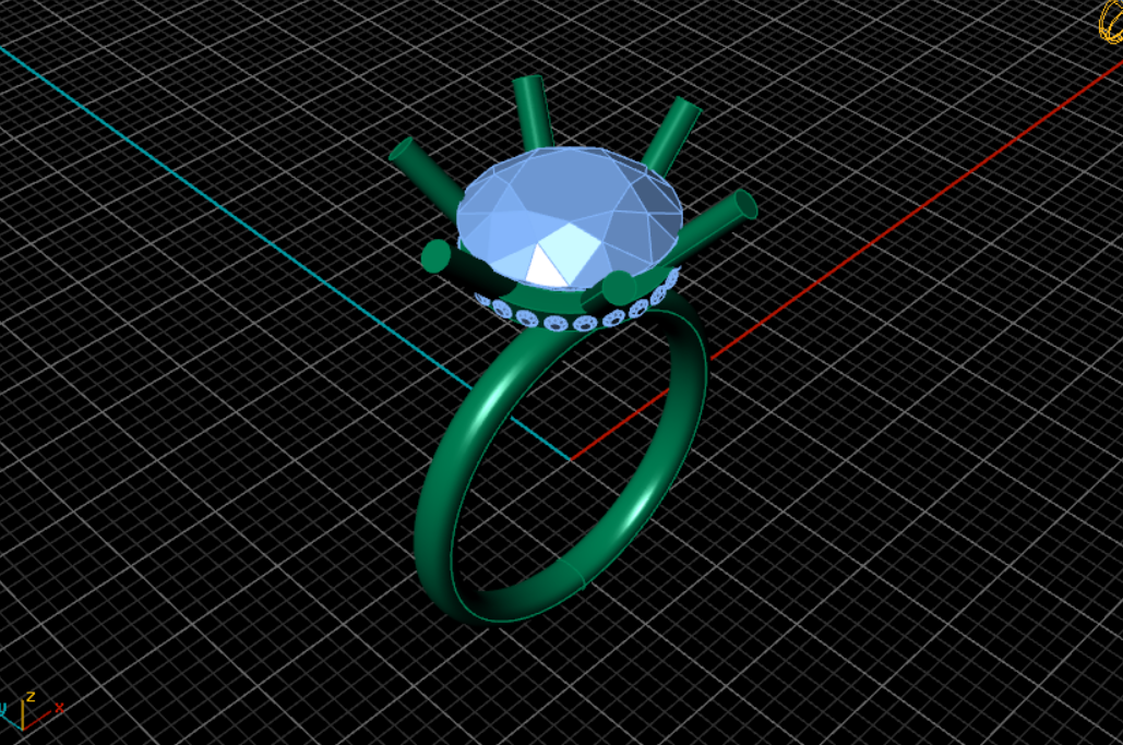 The Phoebe Ring - Hidden Halo 6-Claw Round Solitaire - Lab Grown Diamond